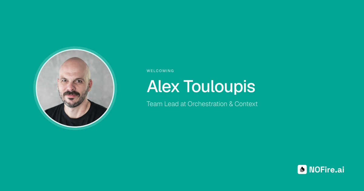 Welcoming Alex Touloupis